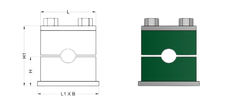 Pipe Gauge 90° Syphon Main View