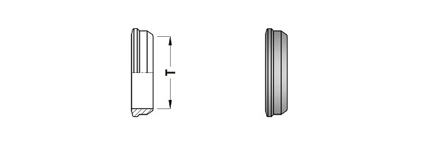 Pipe Gauge 90° Syphon Main View