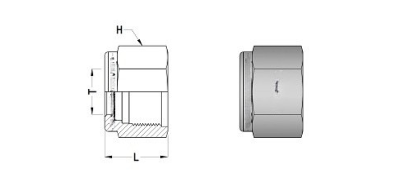 Pipe Gauge 90° Syphon Main View