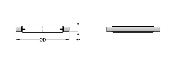 Pipe Gauge 90° Syphon Main View
