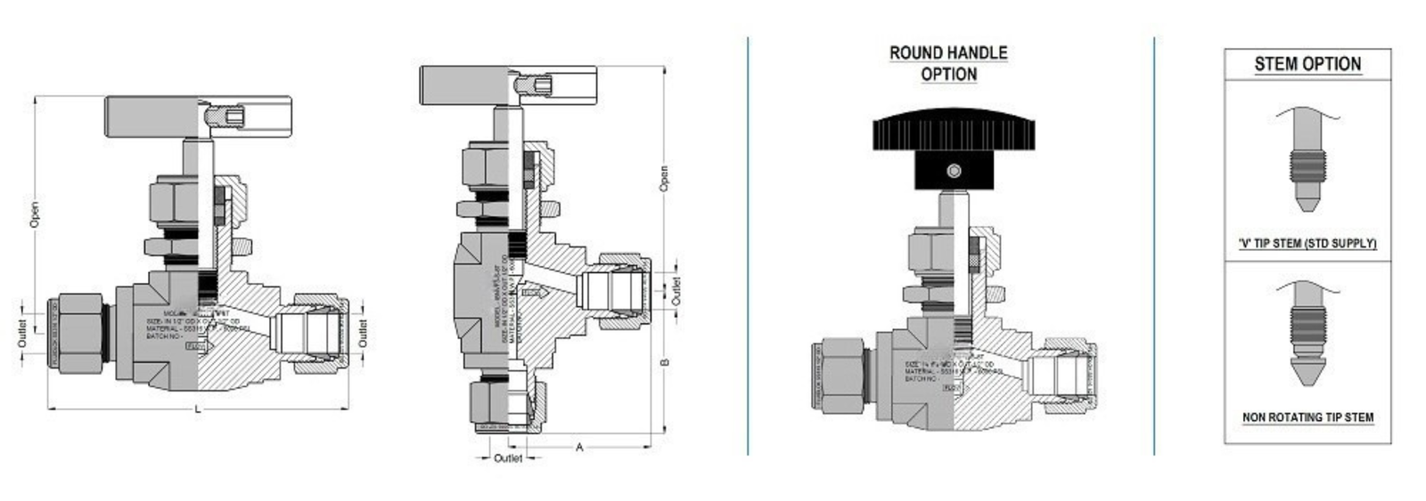 Pipe Gauge 90° Syphon Main View