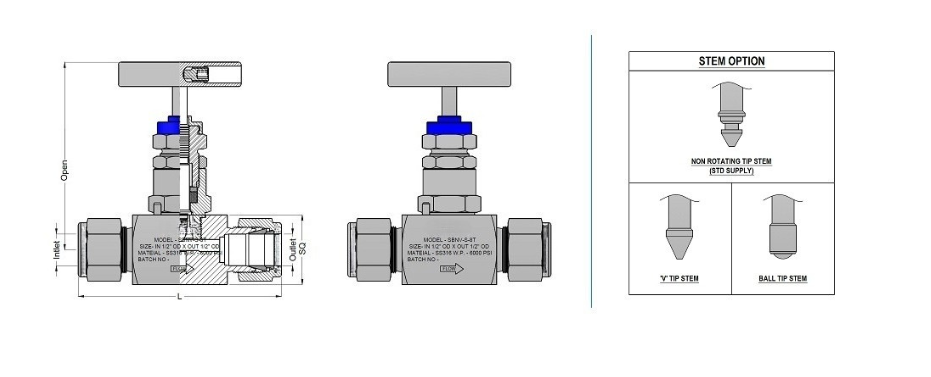 Pipe Gauge 90° Syphon Main View